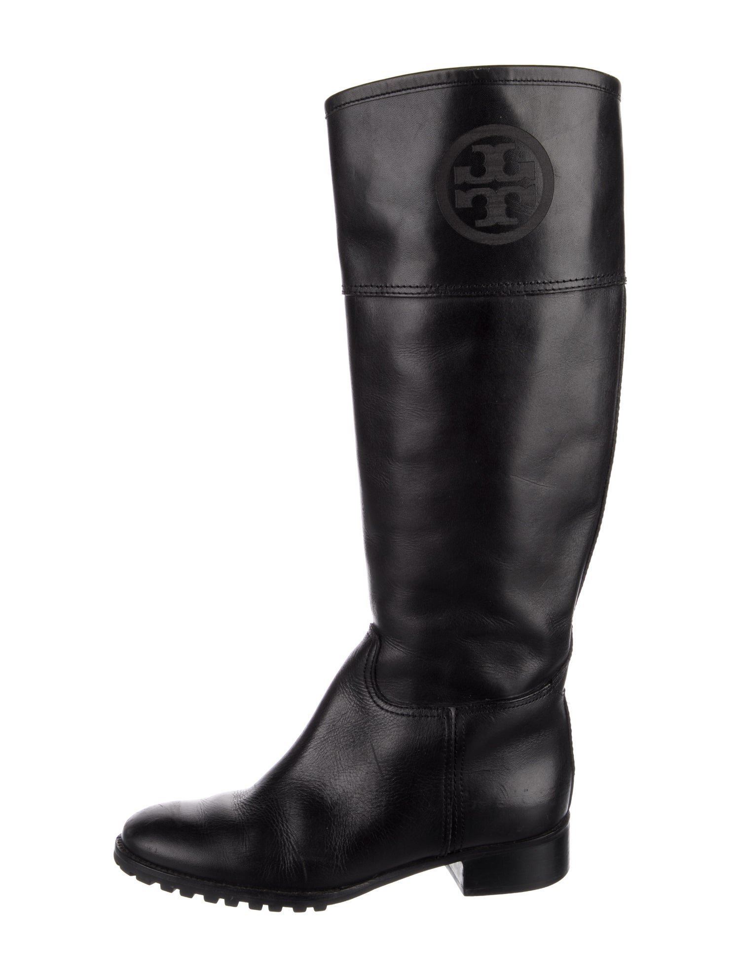 Tory Burch Leather Riding Boots